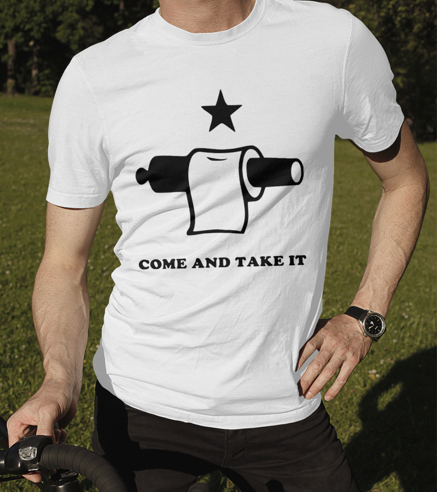 Demolition Ranch Merch Come And Take It Toilet Paper Cannon Star T-Shirt