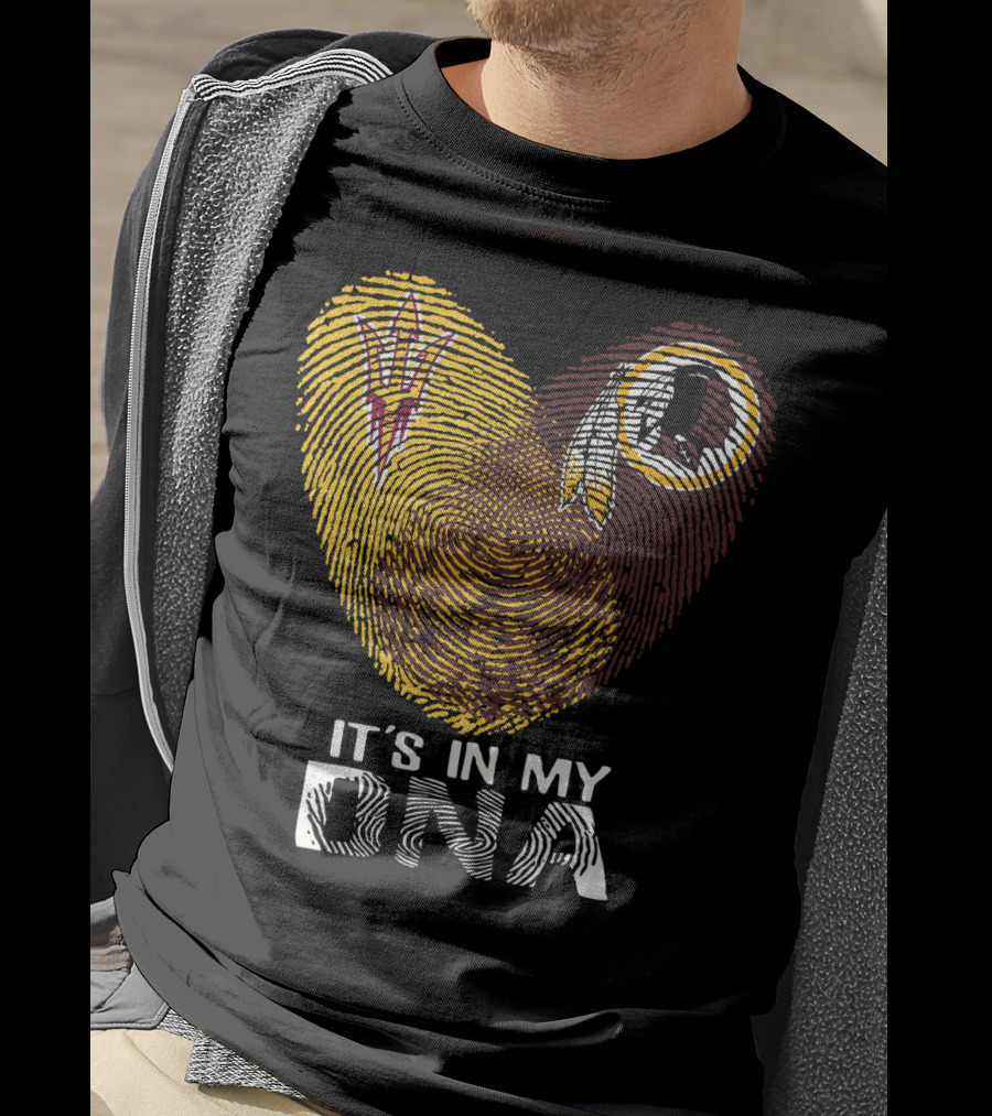 It's In My Dna Miami Dolphins Miami Hurricanes T-Shirt