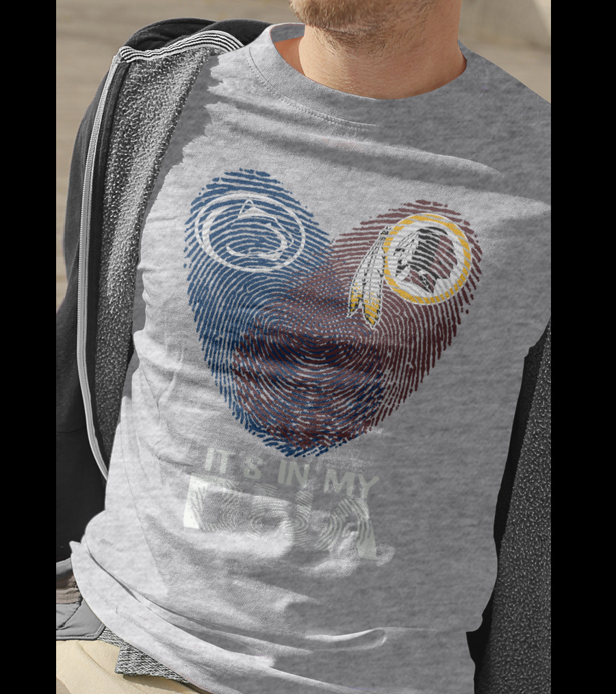 Penn State Nittany Lions Washington Redskins It's In My Dna T-Shirt