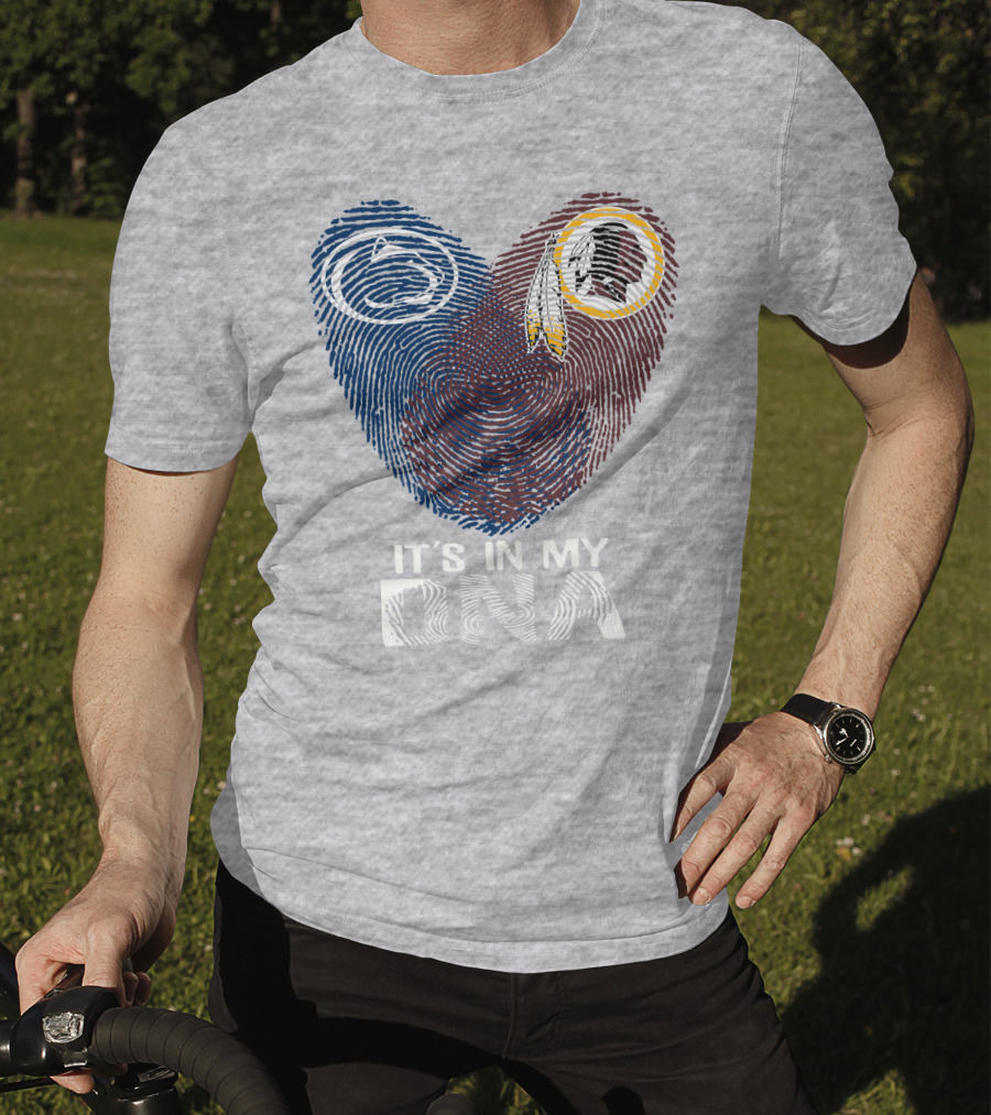 Penn State Nittany Lions Washington Redskins It's In My Dna T-Shirt
