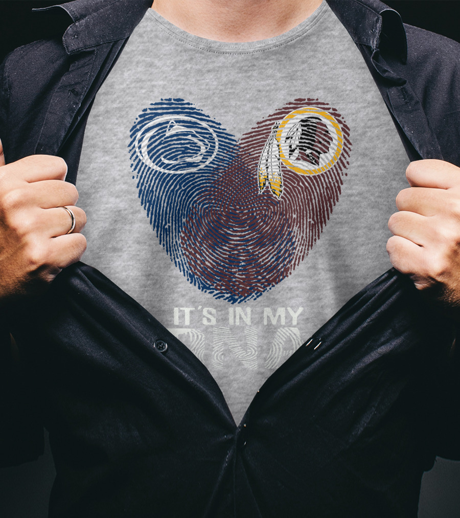 Penn State Nittany Lions Washington Redskins It's In My Dna T-Shirt