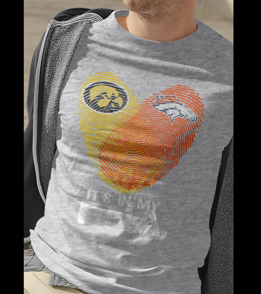 Iowa Hawkeyes Denver Broncos It's In My Dna T-Shirt