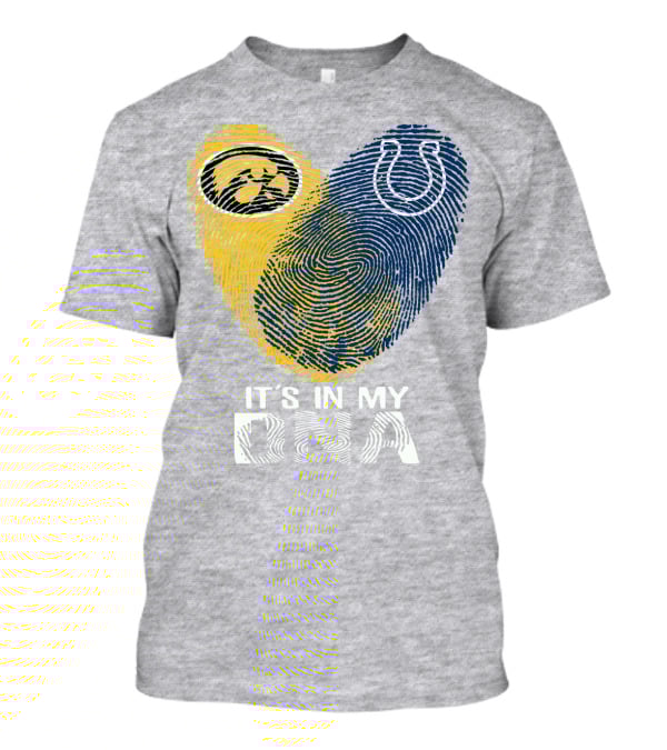 Indianapolis Colts Iowa Hawkeyes It's In My Dna T-Shirt