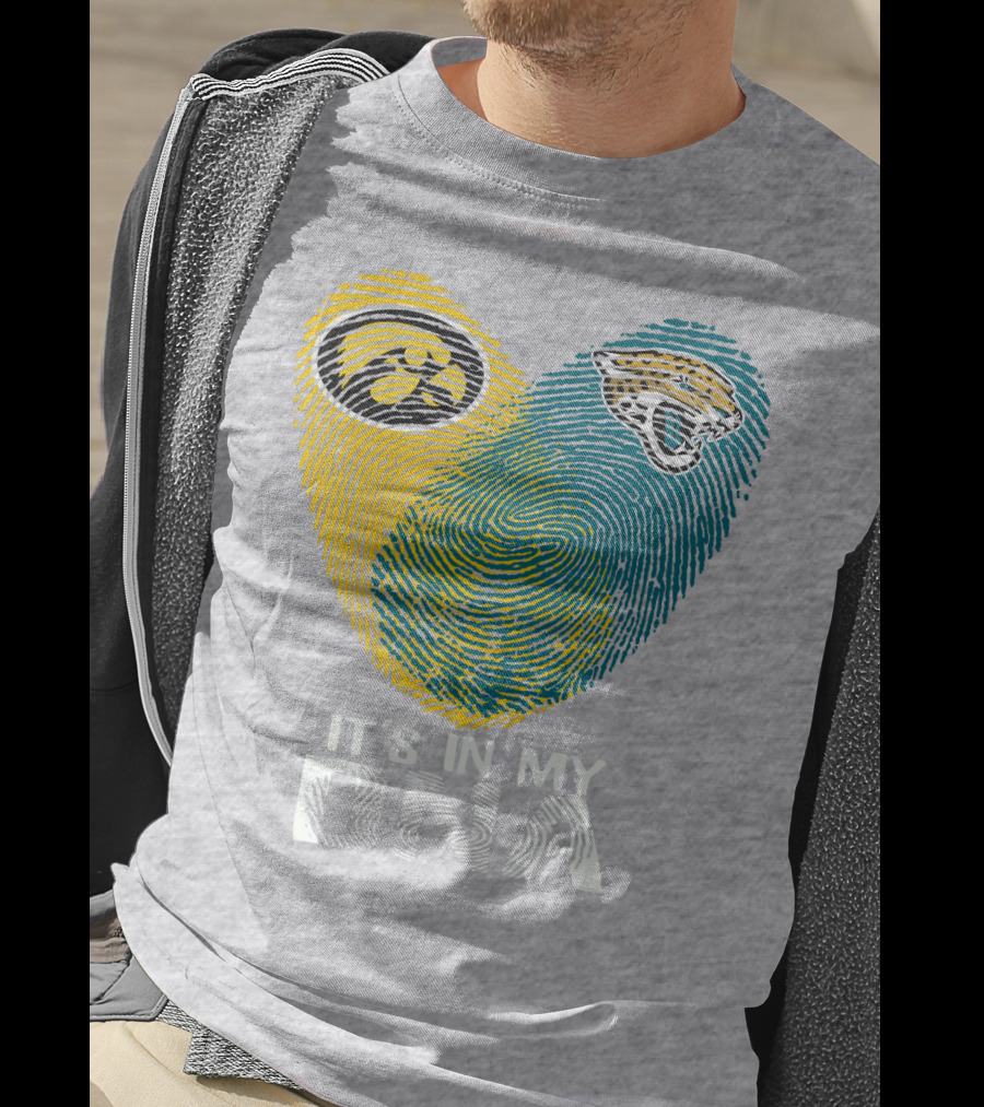 Jacksonville Jaguars Iowa Hawkeyes It's In My Dna T-Shirt