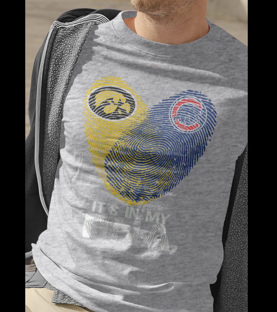 Chicago Cubs Iowa Hawkeyes It's In My DNA T-Shirt