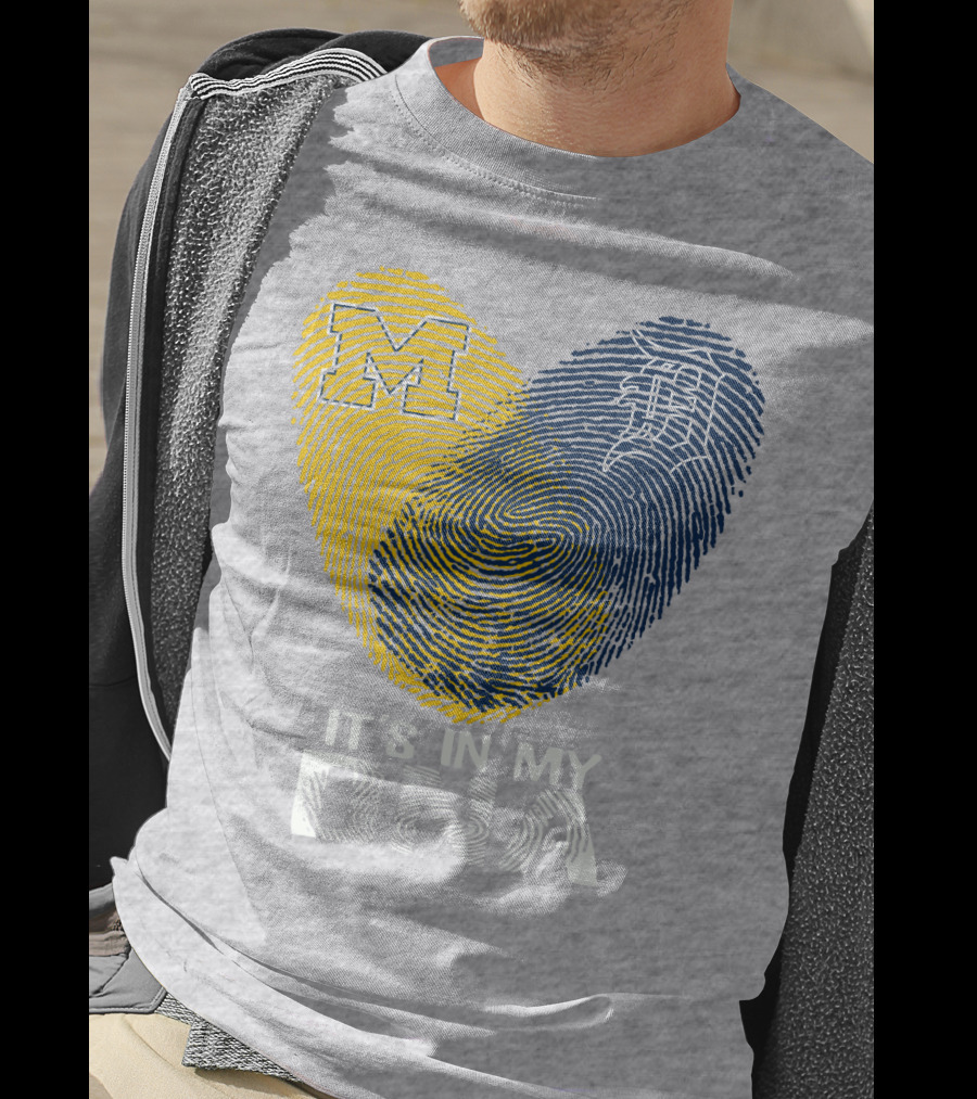 It's In My DNA Detroit Tigers M Michigan T-Shirt