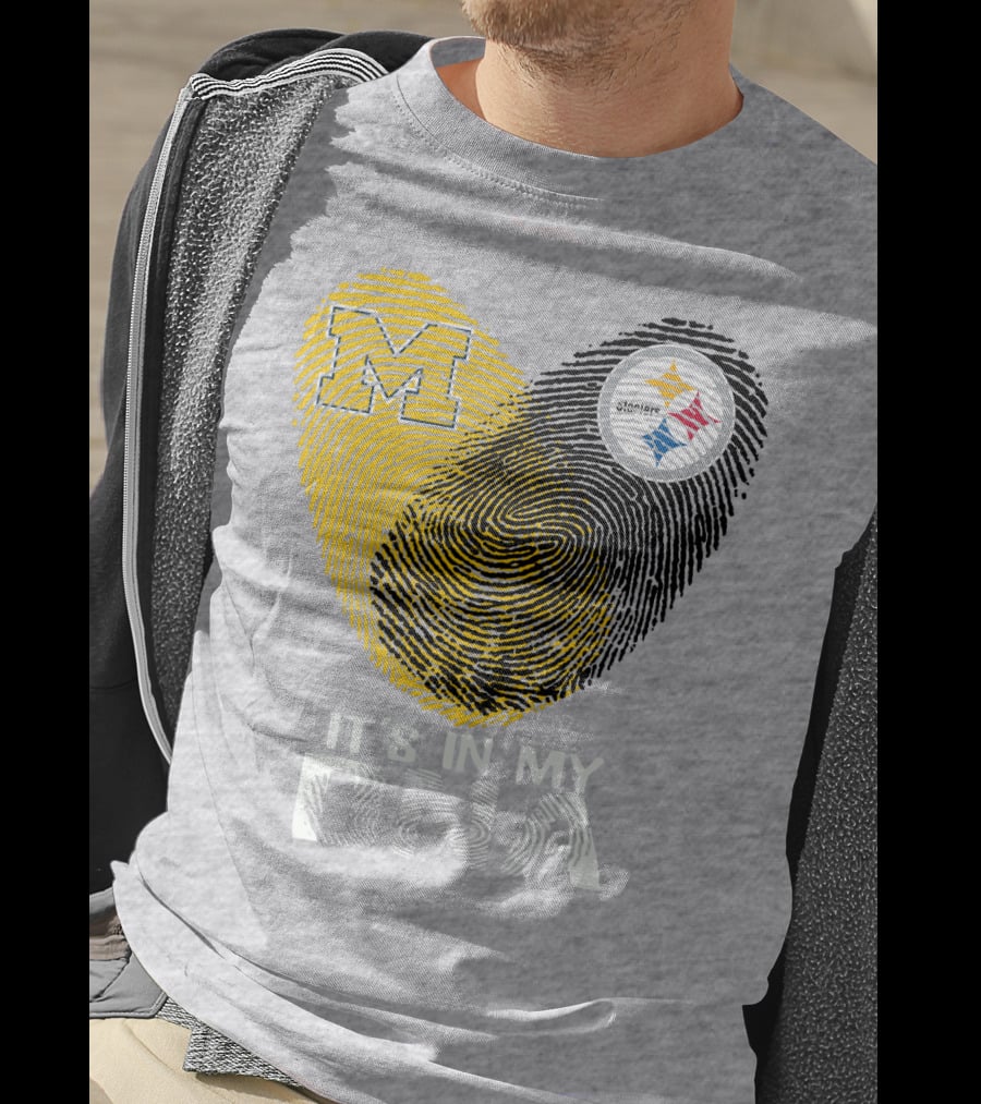 Pittsburgh Steelers Michigan It's In My Dna T-Shirt
