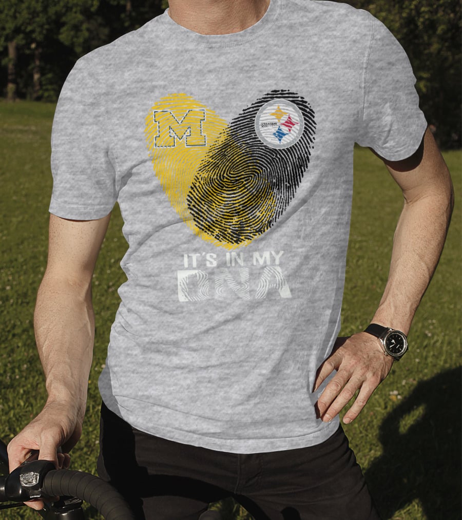 Pittsburgh Steelers Michigan It's In My Dna T-Shirt