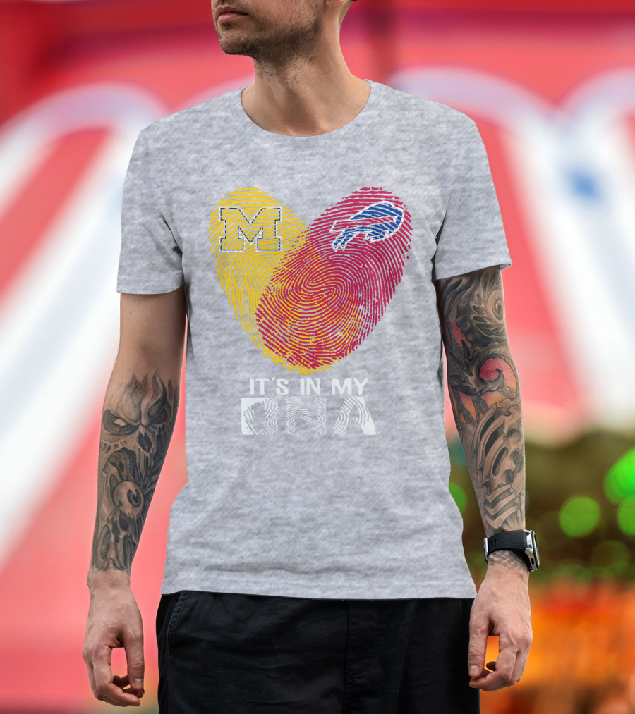 Buffalo Bills Michigan It's In My Dna T-Shirt