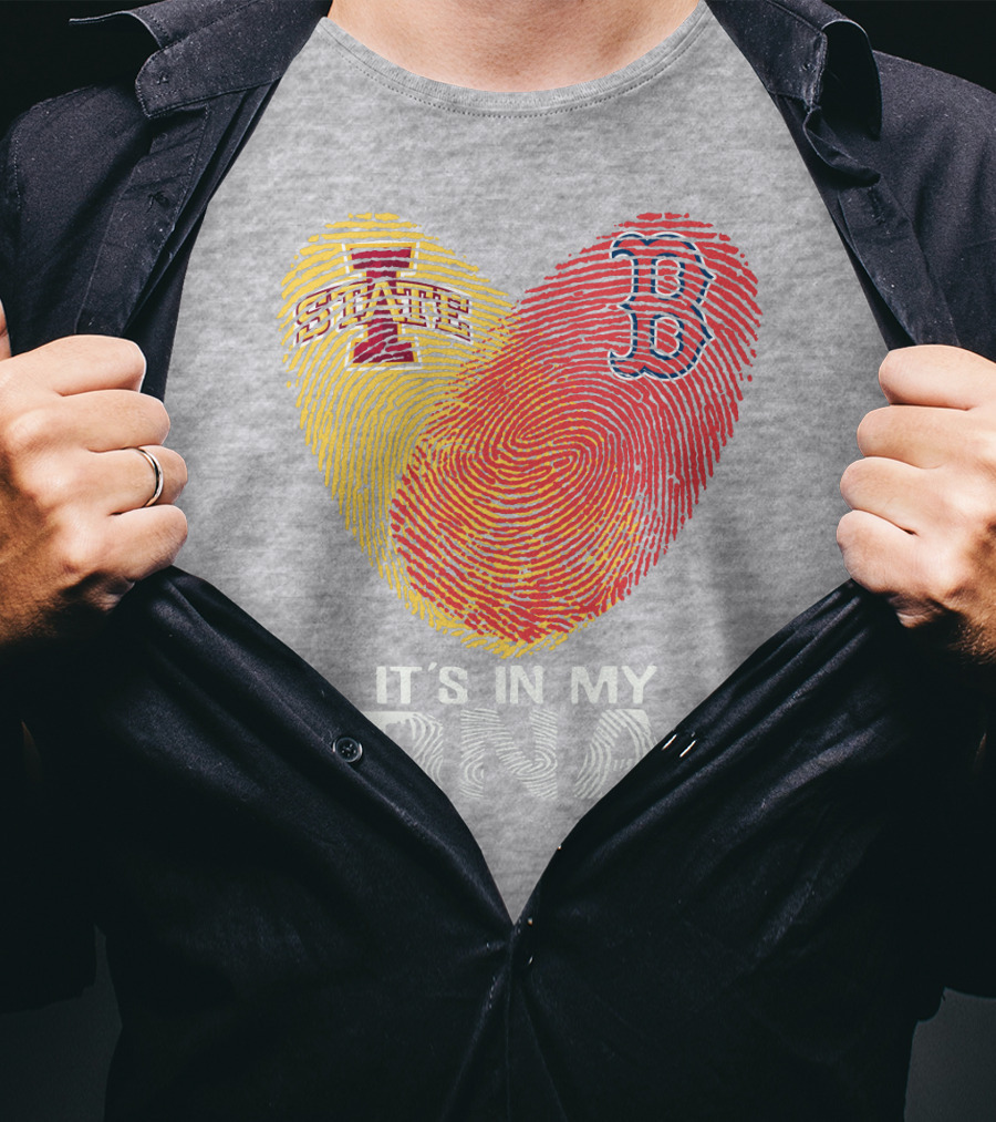 Boston Red Sox Iowa State It's In My DNA T-Shirt