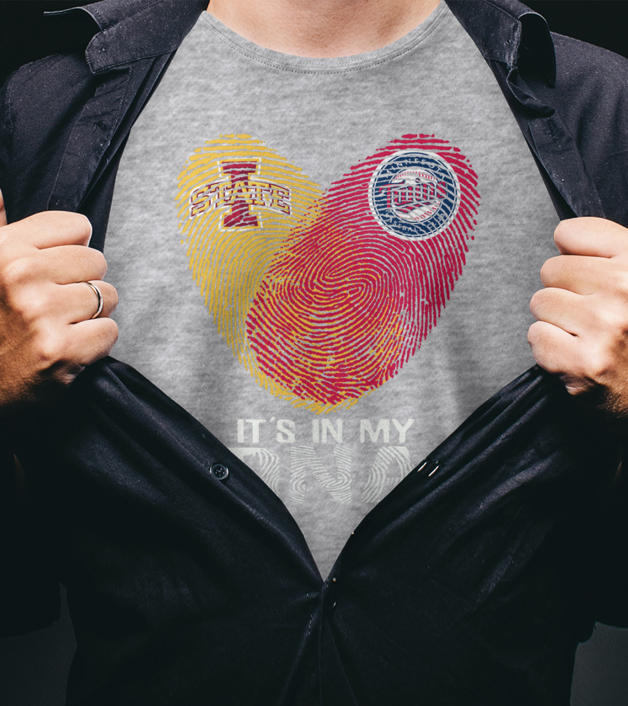 It's In My DNA Iowa State Twins T-Shirt