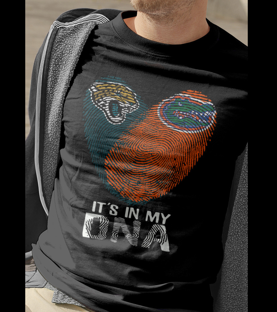 It's In My Dna Florida Gators Jacksonville Jaguars T-Shirt
