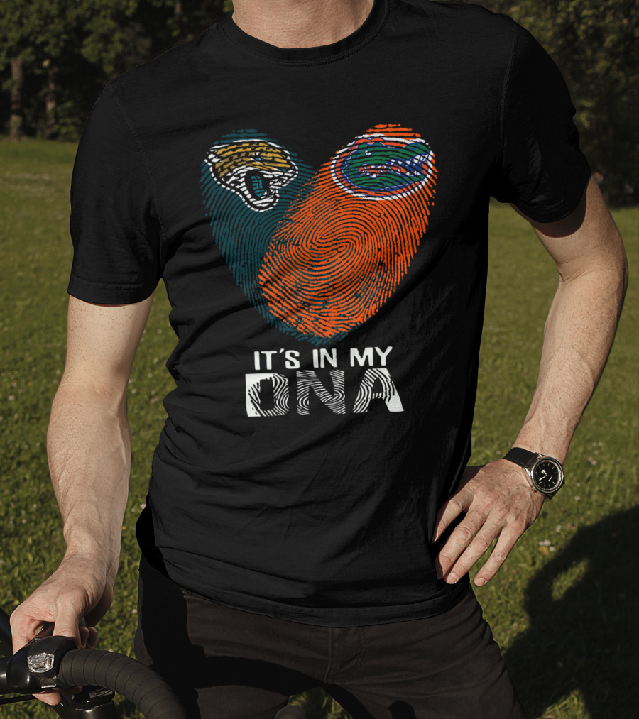 It's In My Dna Florida Gators Jacksonville Jaguars T-Shirt