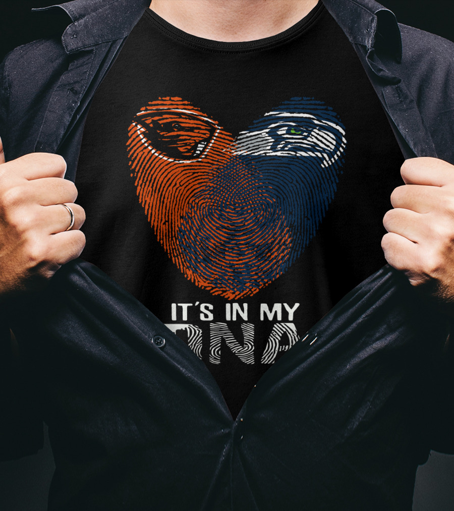 It's In My Dna Oregon State Beavers Seattle Seahawks T-Shirt