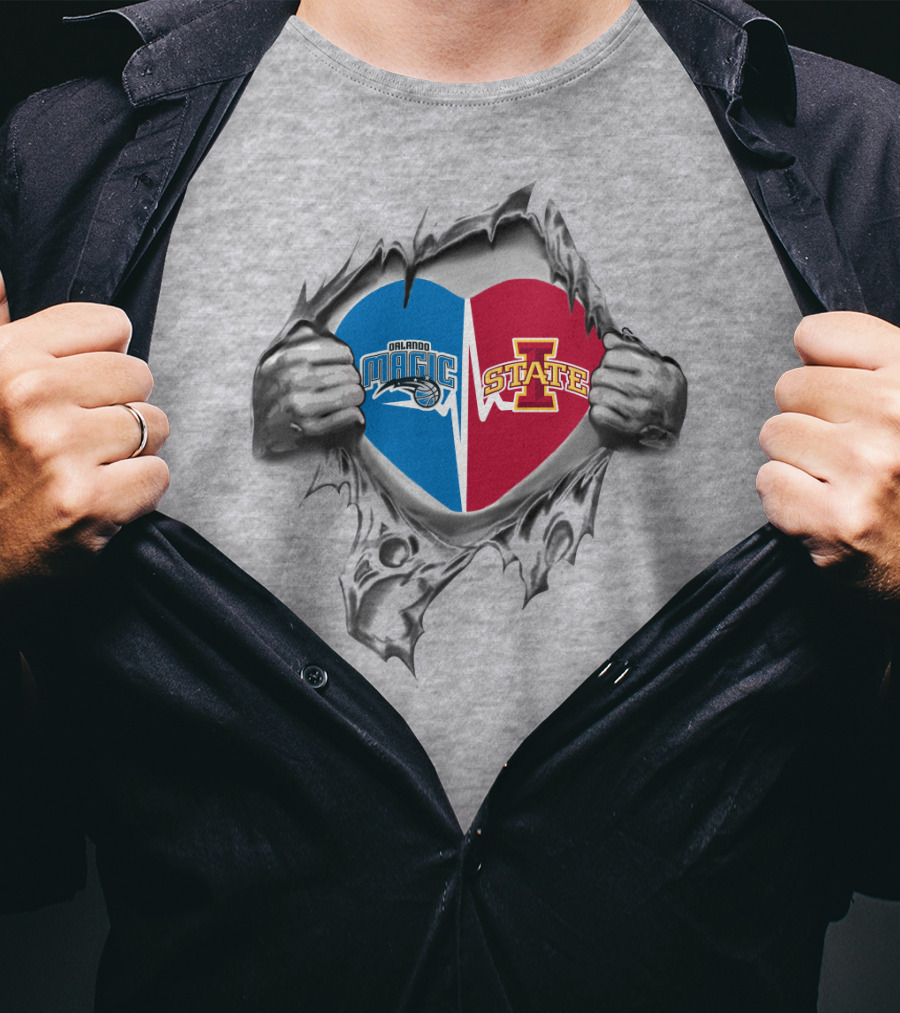 Orlando Magic Iowa State Heart T-Shirt