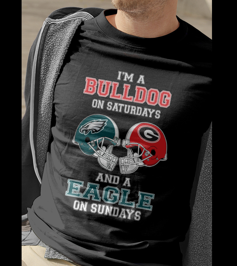 I'm A Bulldog On Saturdays And A Eagle On Sundays T-Shirt