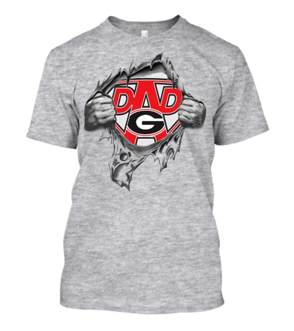 Super Dad Georgia Bulldogs Emblem T-Shirt