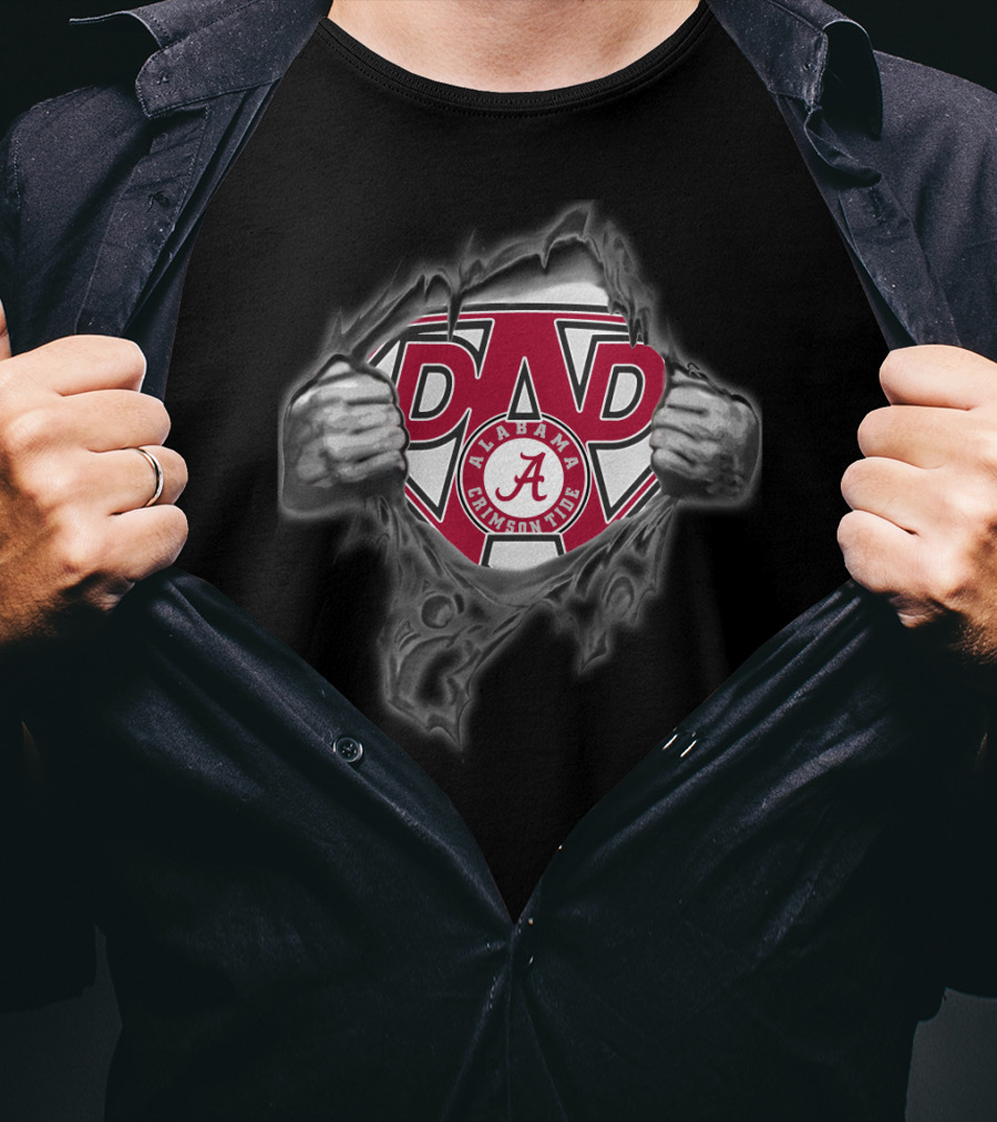 Alabama Crimson Tide Super Dad T-Shirt