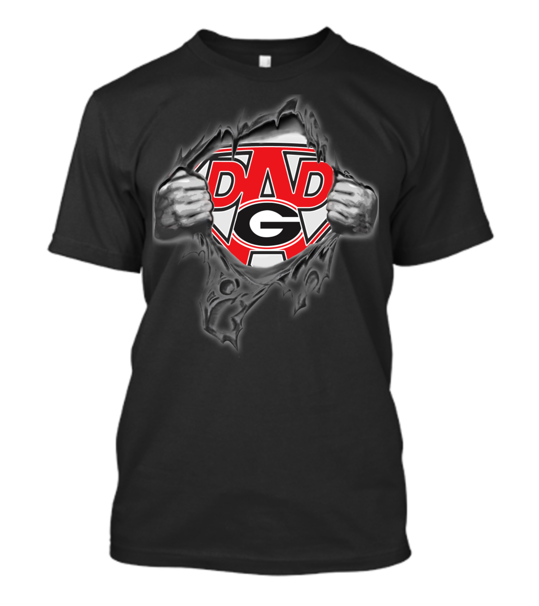 Bulldogs Super Dad G Logo Emblem T-Shirt