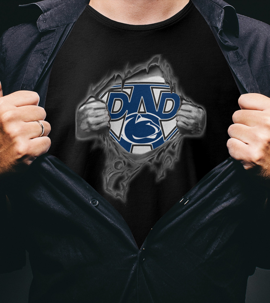 Penn State Nittany Lions Super Dad Heroic T-Shirt
