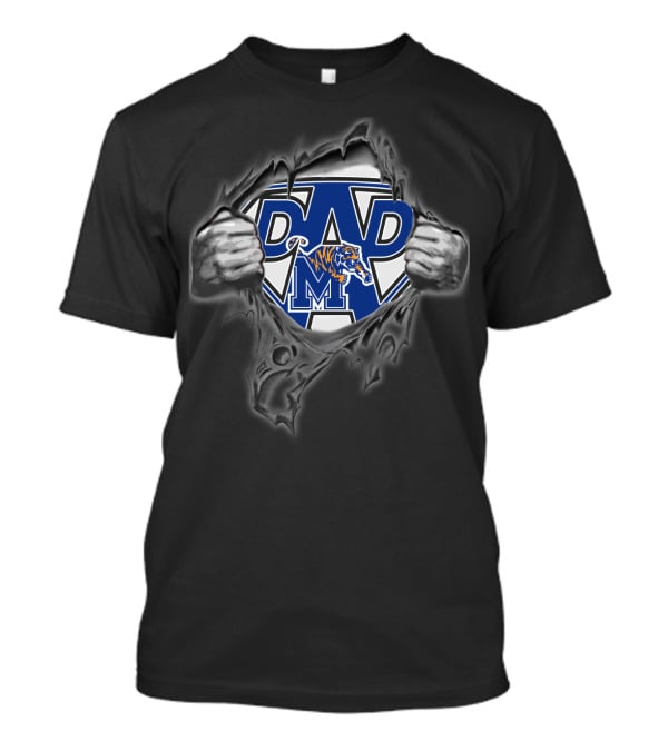 University Of Memphis Tigers Super Dad T-Shirt
