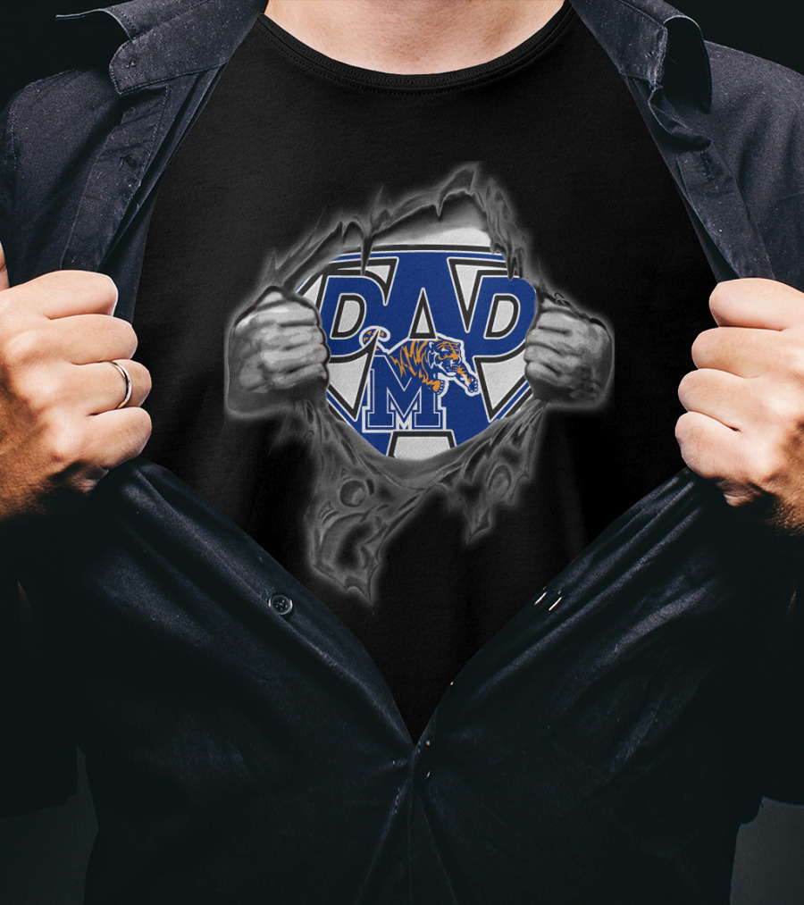 University Of Memphis Tigers Super Dad T-Shirt