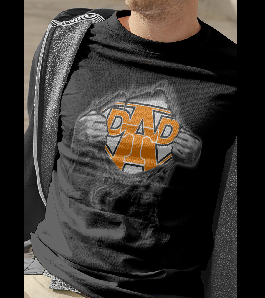 Tennessee Volunteers Super Dad Emblem T-Shirt