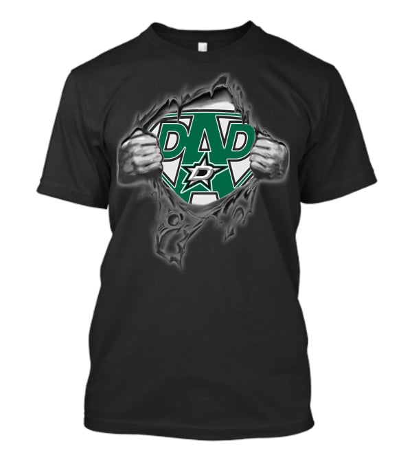 Dallas Stars Super Dad Logo Reveal T-Shirt