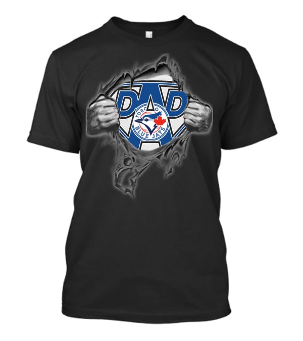 Toronto Blue Jays Dad Superhero T-Shirt