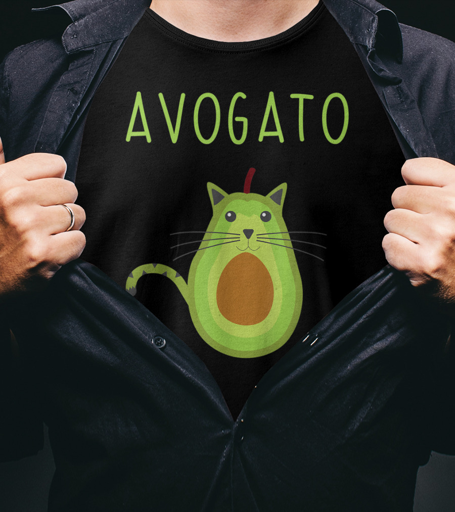 Cinco De Mayo Cinco De Meow Avogato Cat Avocado Kitty T-Shirt