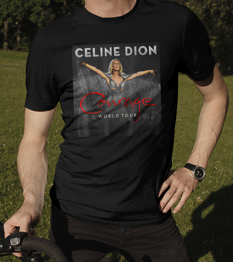 Celine Dion Courage World Tour T-Shirt