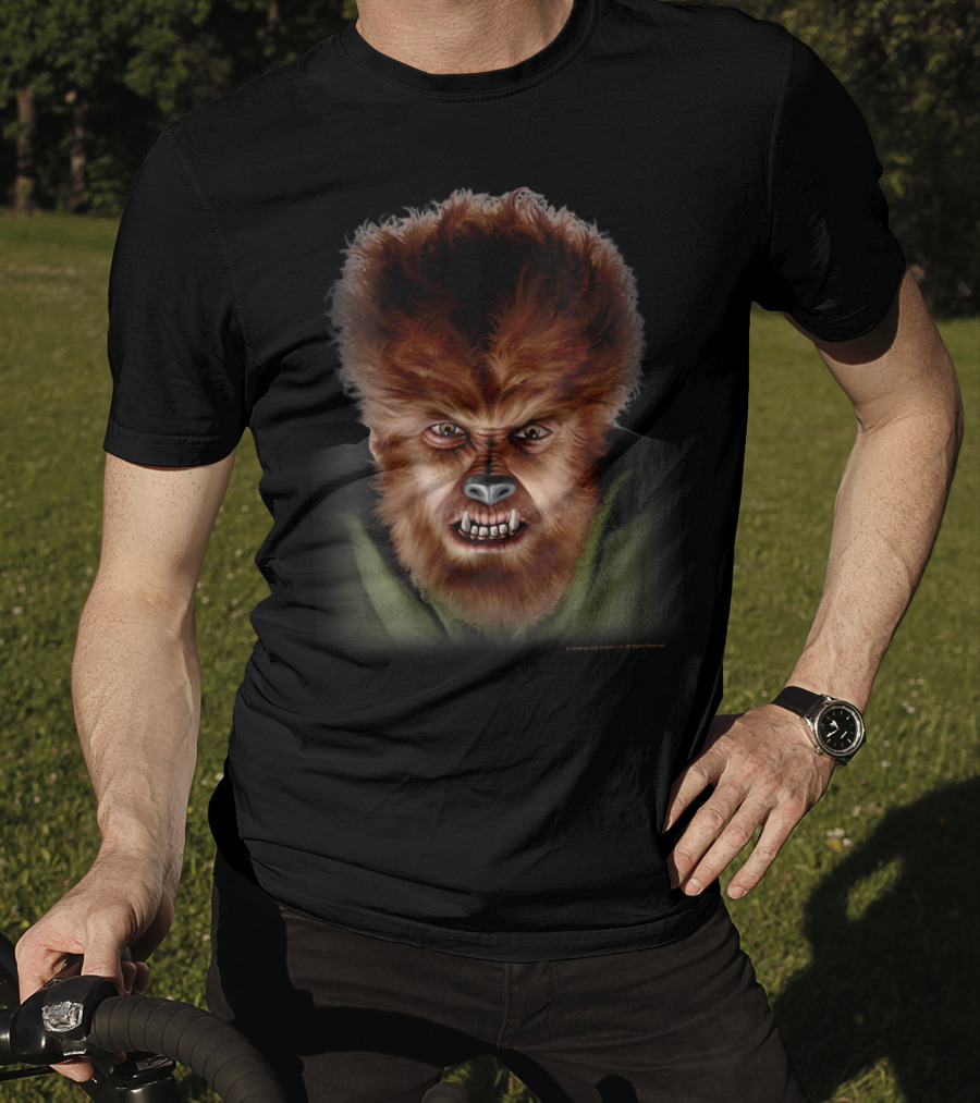 Universal Monsters The Wolf Man Classic Face T-Shirt