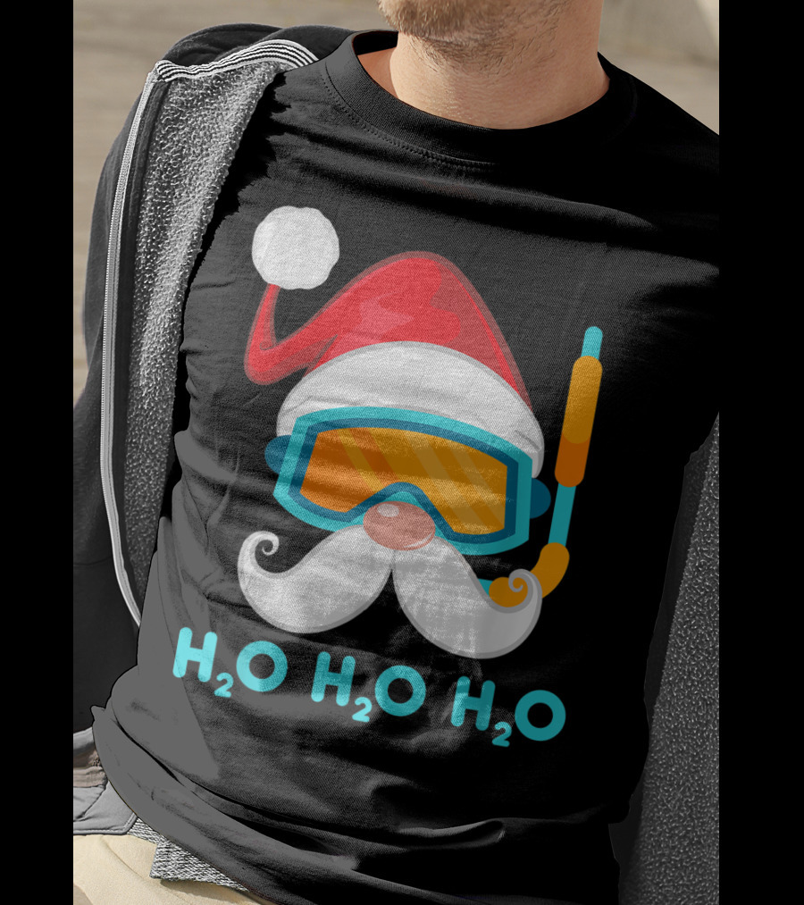 Santa Claus H2O Snorkeling Lover T-Shirt