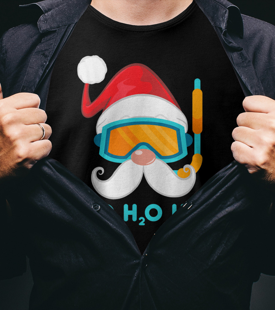 Santa Claus H2O Snorkeling Lover T-Shirt