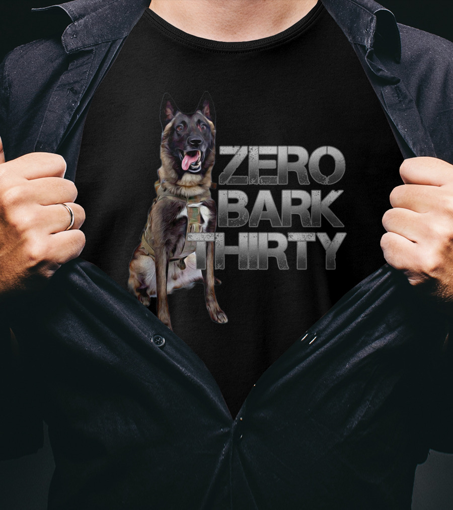 Zero Bark Thirty Dog T-Shirt