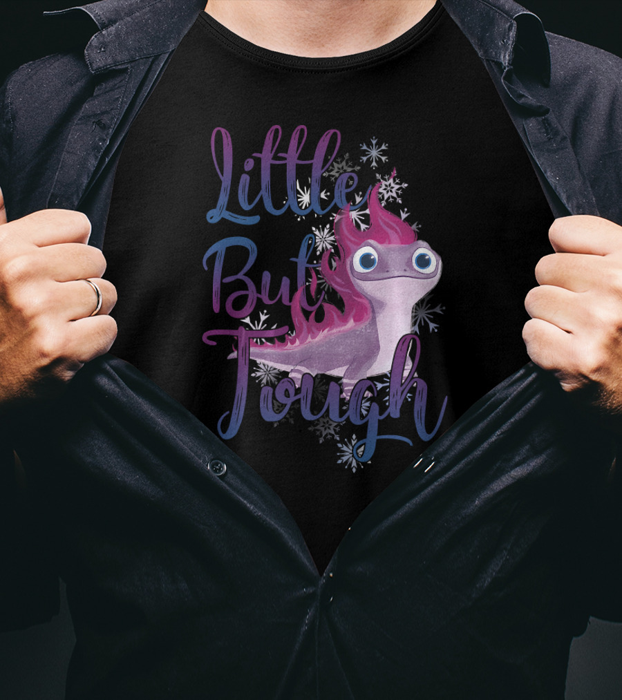 Disney Frozen 2 Little But Tough Salamander With Snowflakes T-Shirt