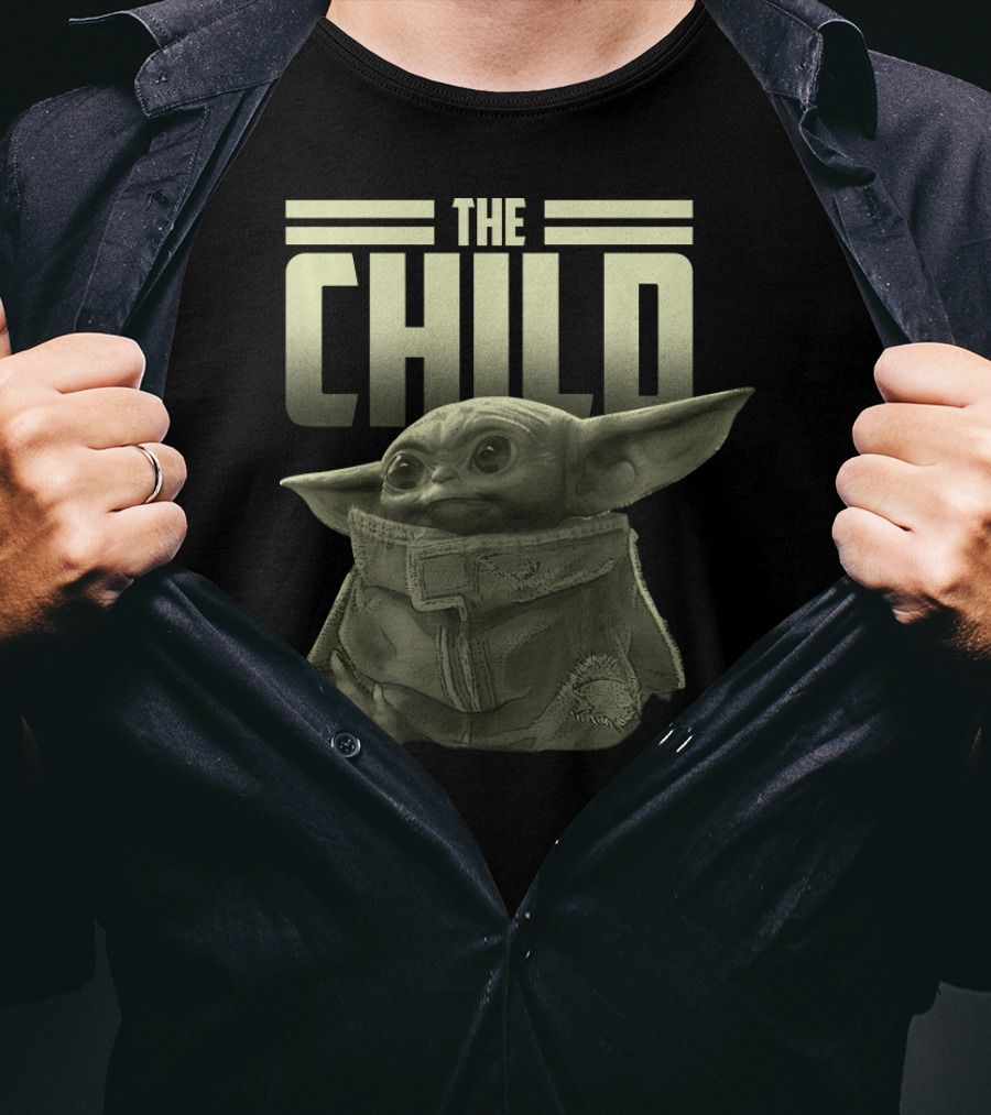 Star Wars The Mandalorian The Child Yoda Inspired Character T-Shirt