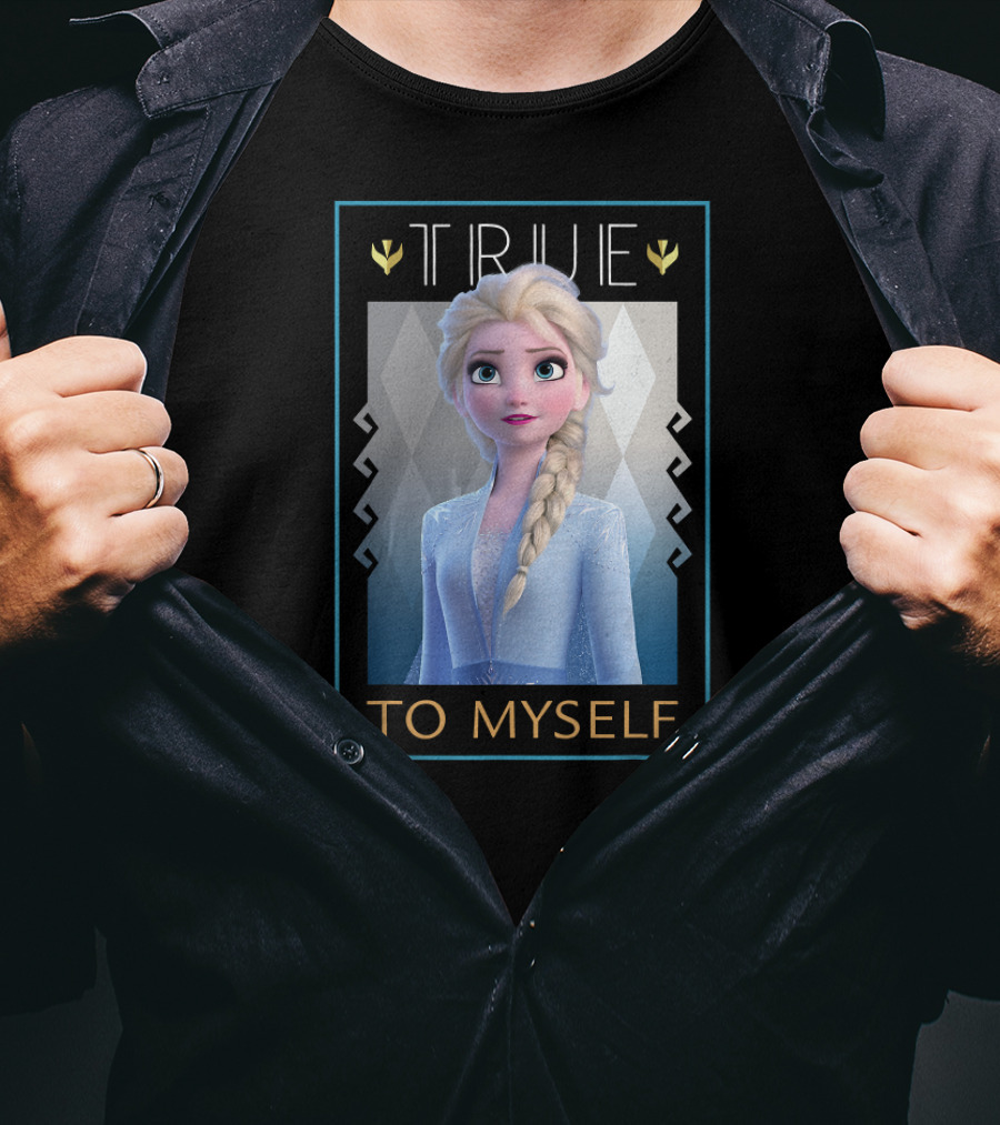 Frozen 2 Elsa True To Myself Disney Character T-Shirt