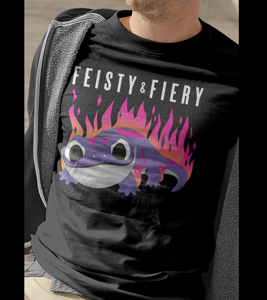 Disney Frozen 2 Bruni Salamander Feisty And Fiery With Flames T-Shirt