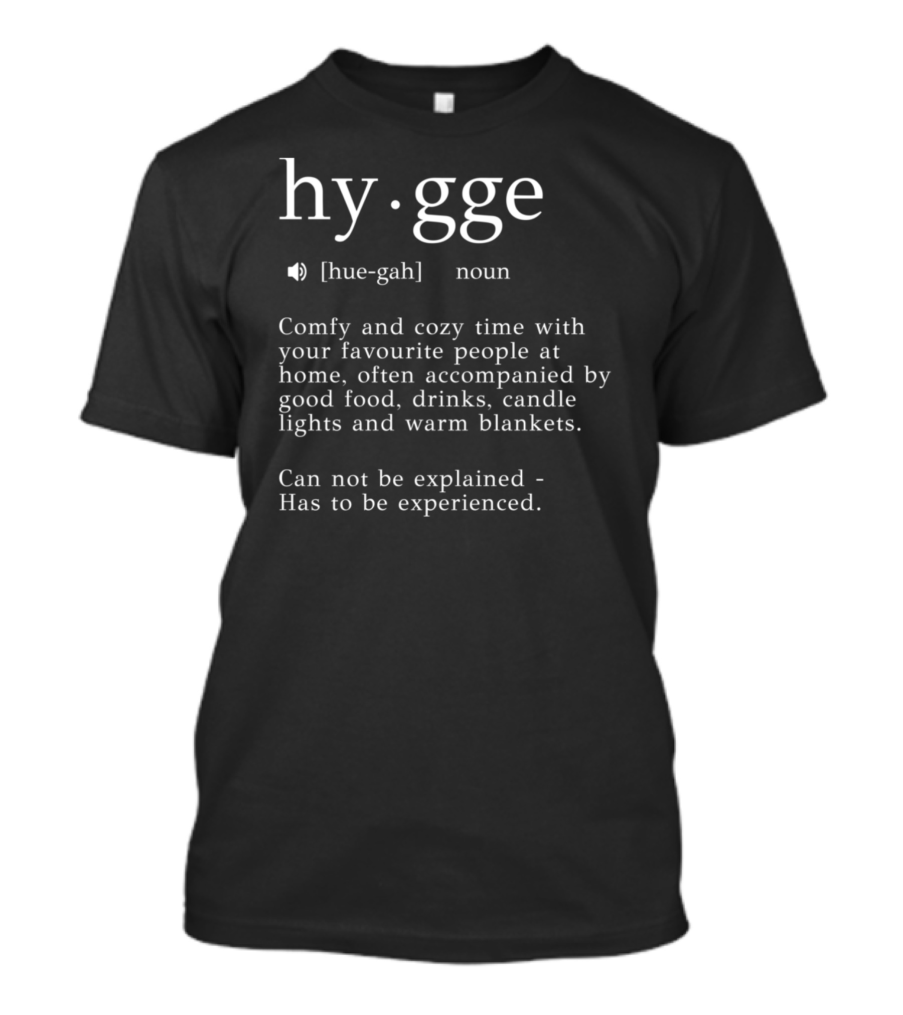 Hyggeligt Comfy Cozy Time With Favourite People And Candle Lights T-Shirt