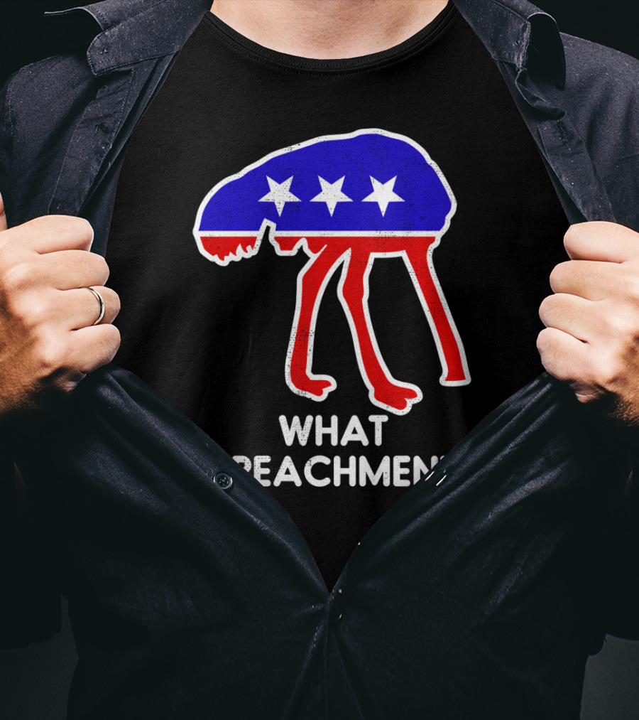 What Impeachment Ostrich Stars Republican T-Shirt