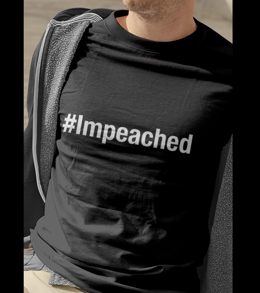 Hashtag Impeached Anti Donald America Patriotic T-Shirt