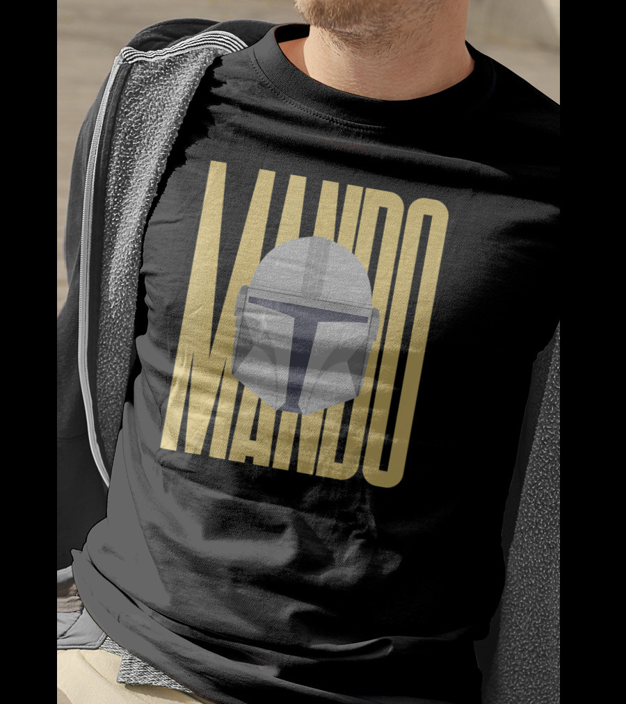 Mando Helmet Star Wars The Mandalorian Merch T-Shirt