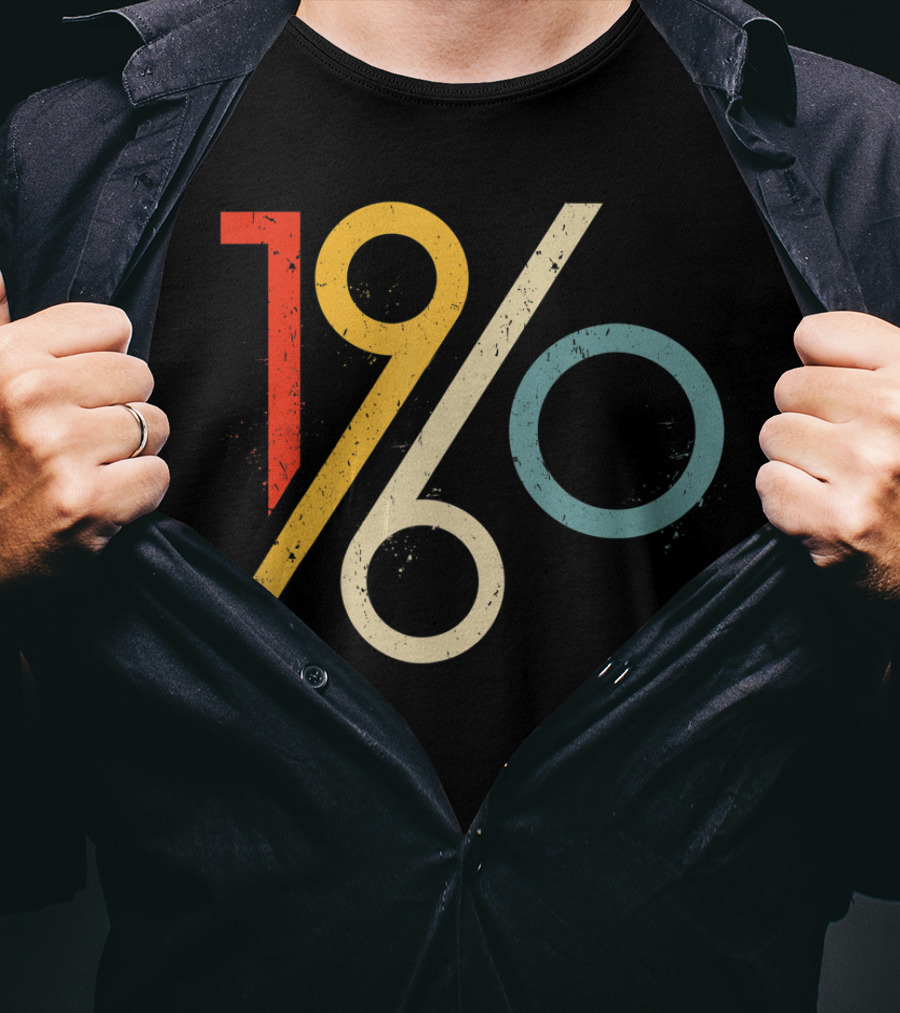1960 Vintage Retro Birthday T-Shirt