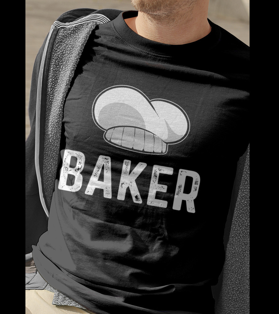 Baker Baking Bakery Chef Hat T-Shirt