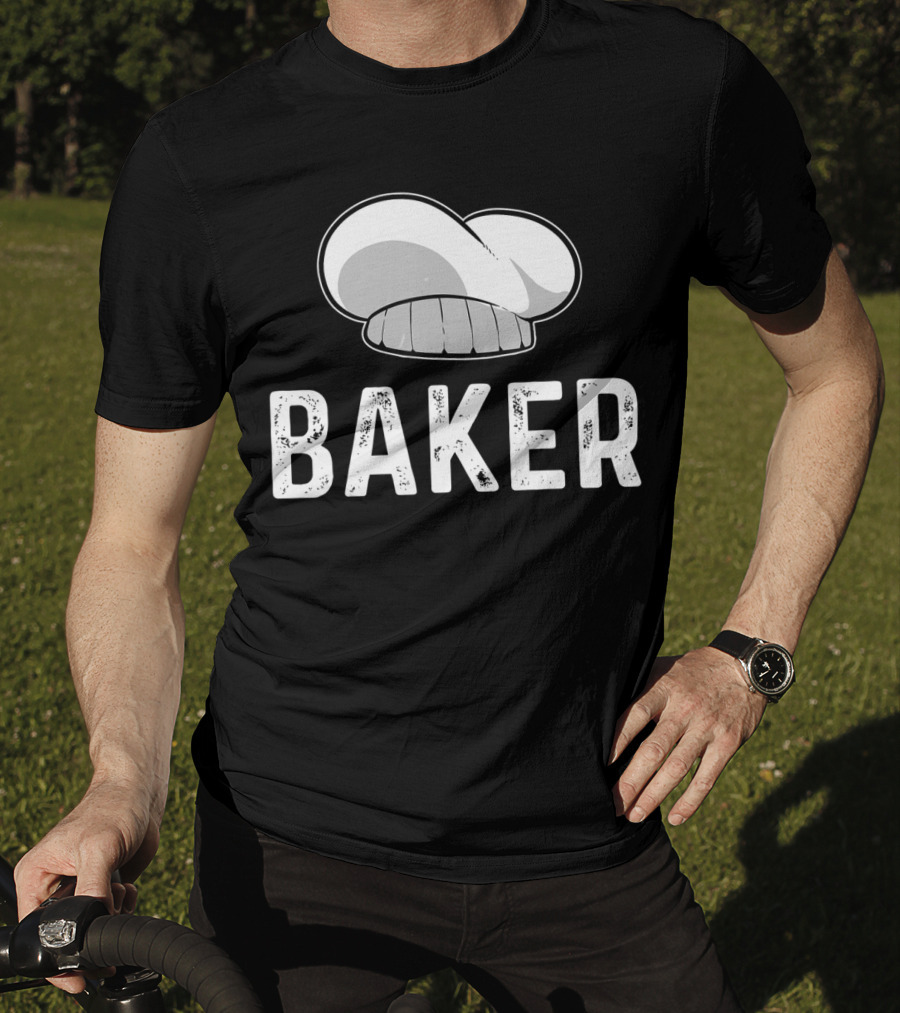 Baker Baking Bakery Chef Hat T-Shirt