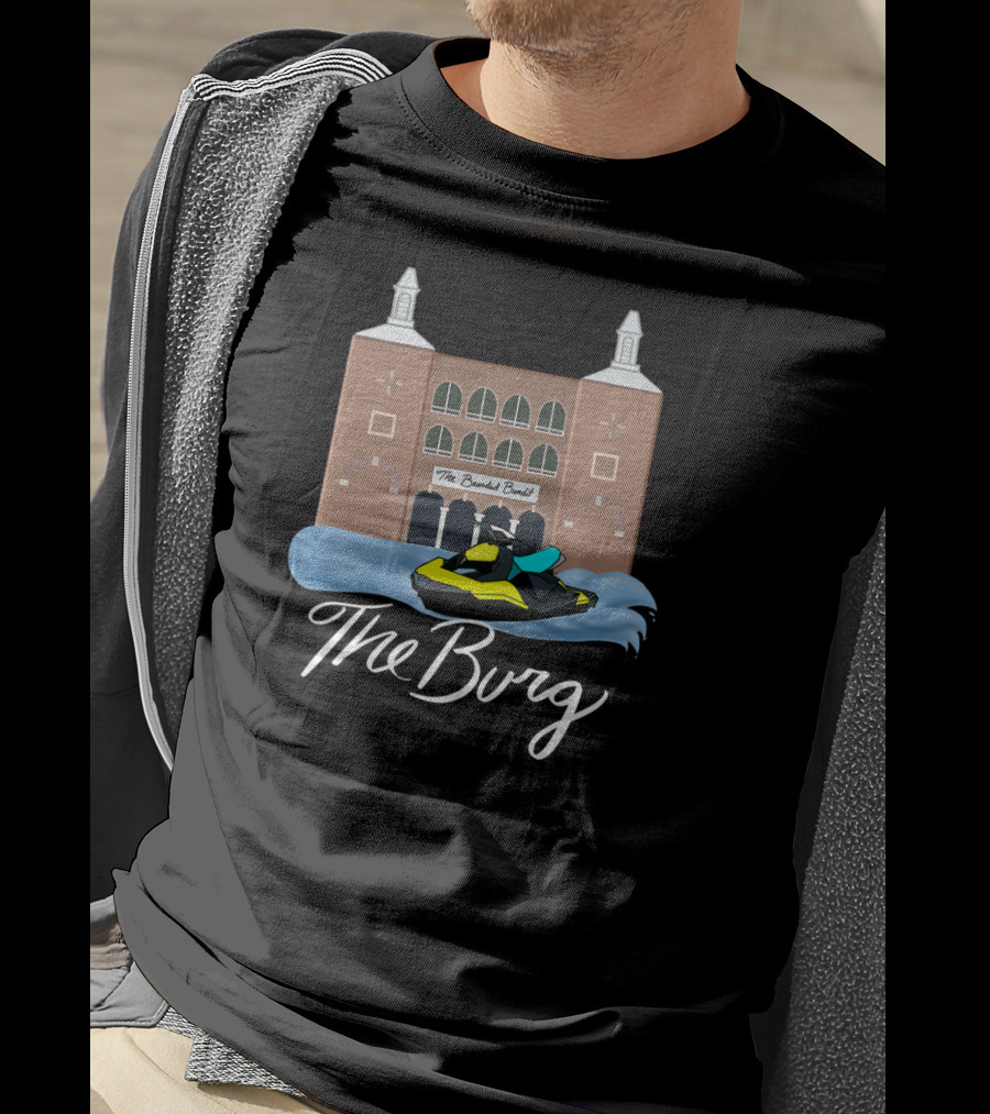 The Burg Local Man On Jet Ski At The Bented BunkT T-Shirt