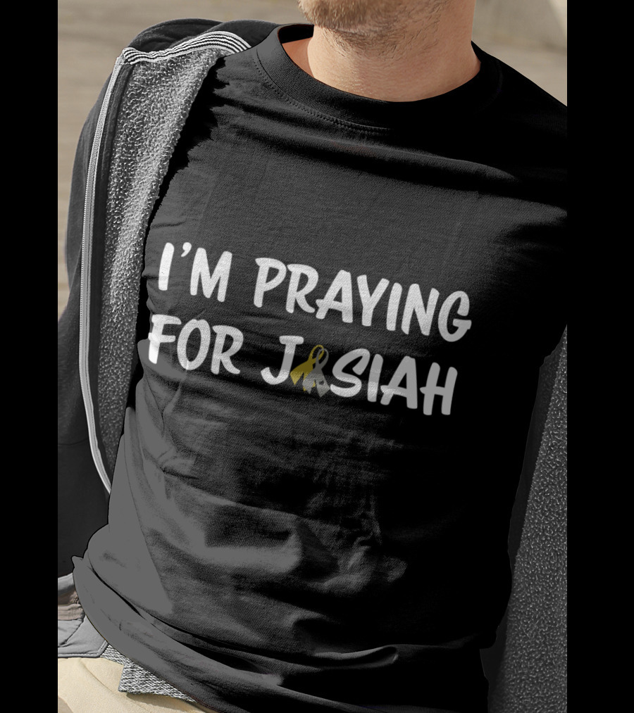 I'm Praying For Josiah Gold And Grey Awareness T-Shirt