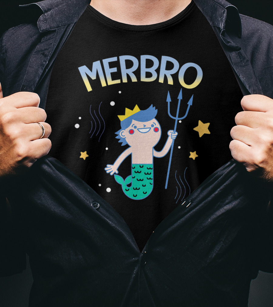Merbro Birthday Brother Of A Mermaid T-Shirt