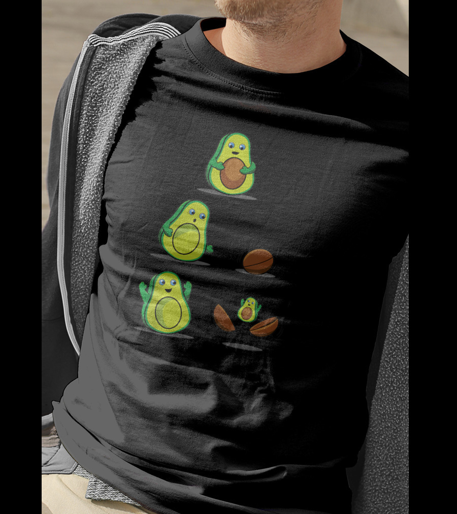 Avocado Mom Pregnancy Mamacado Cute Expecting Fruit Family Gag T-Shirt